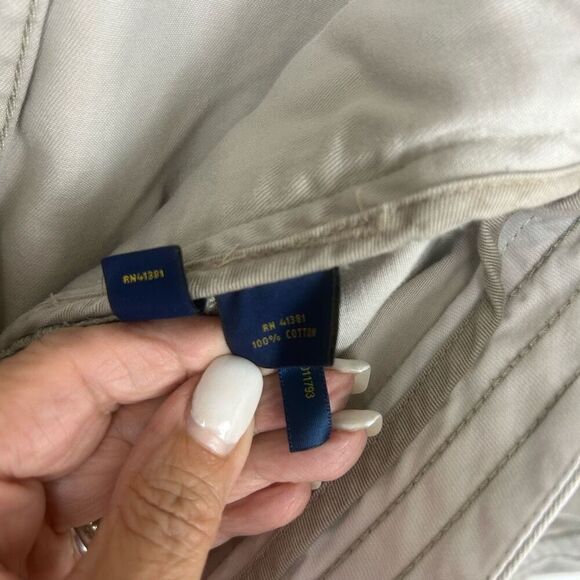 Polo Ralph Lauren Classic Chino Cargo Shorts Men's Size 56B Big Khaki Tan gorpec - Picture 11 of 12